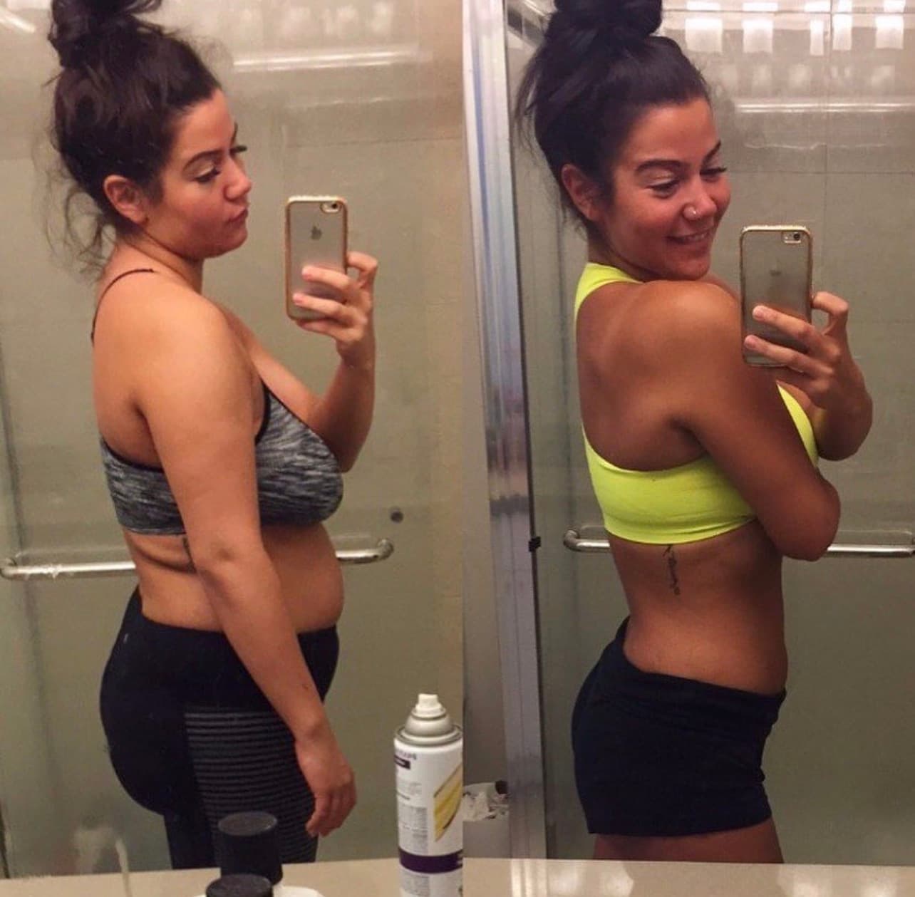 Sarah M. transformation showing before and after results