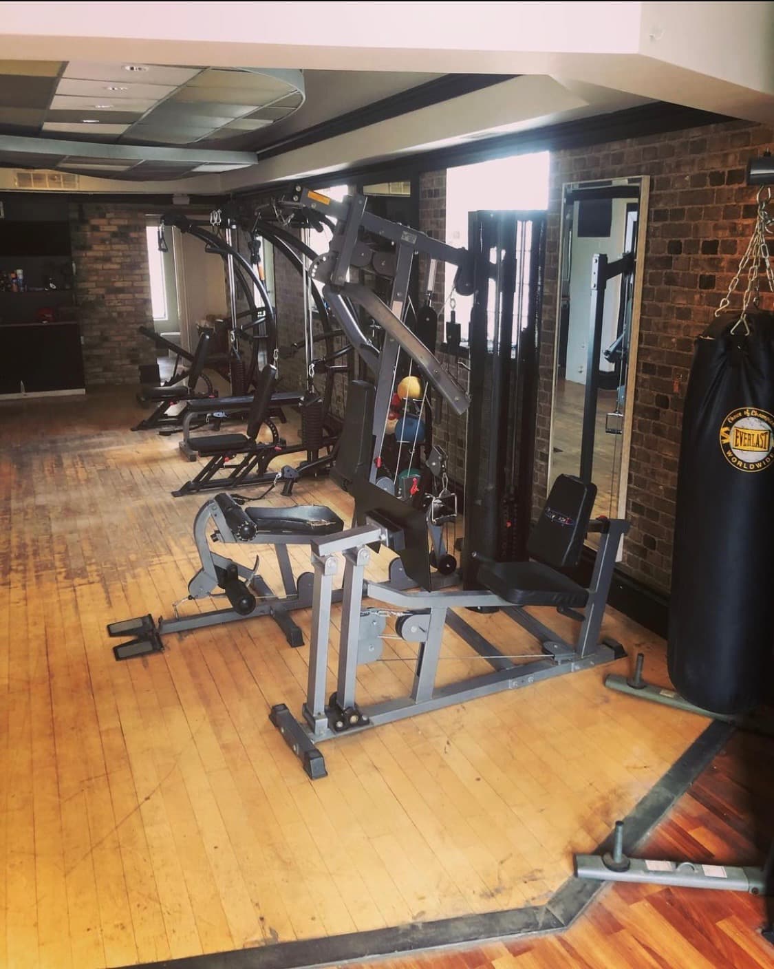 Quickfit gym equipment and training area